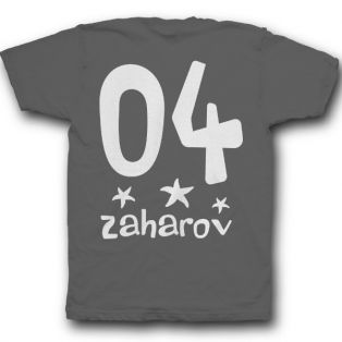 Именная футболка с мультяшным шрифтом #24